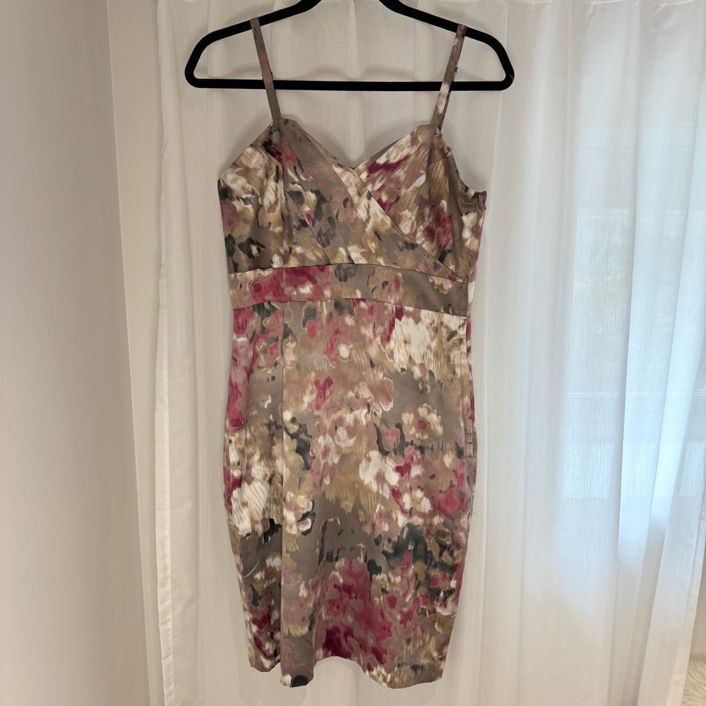 Strappy Watercolour Event Dress